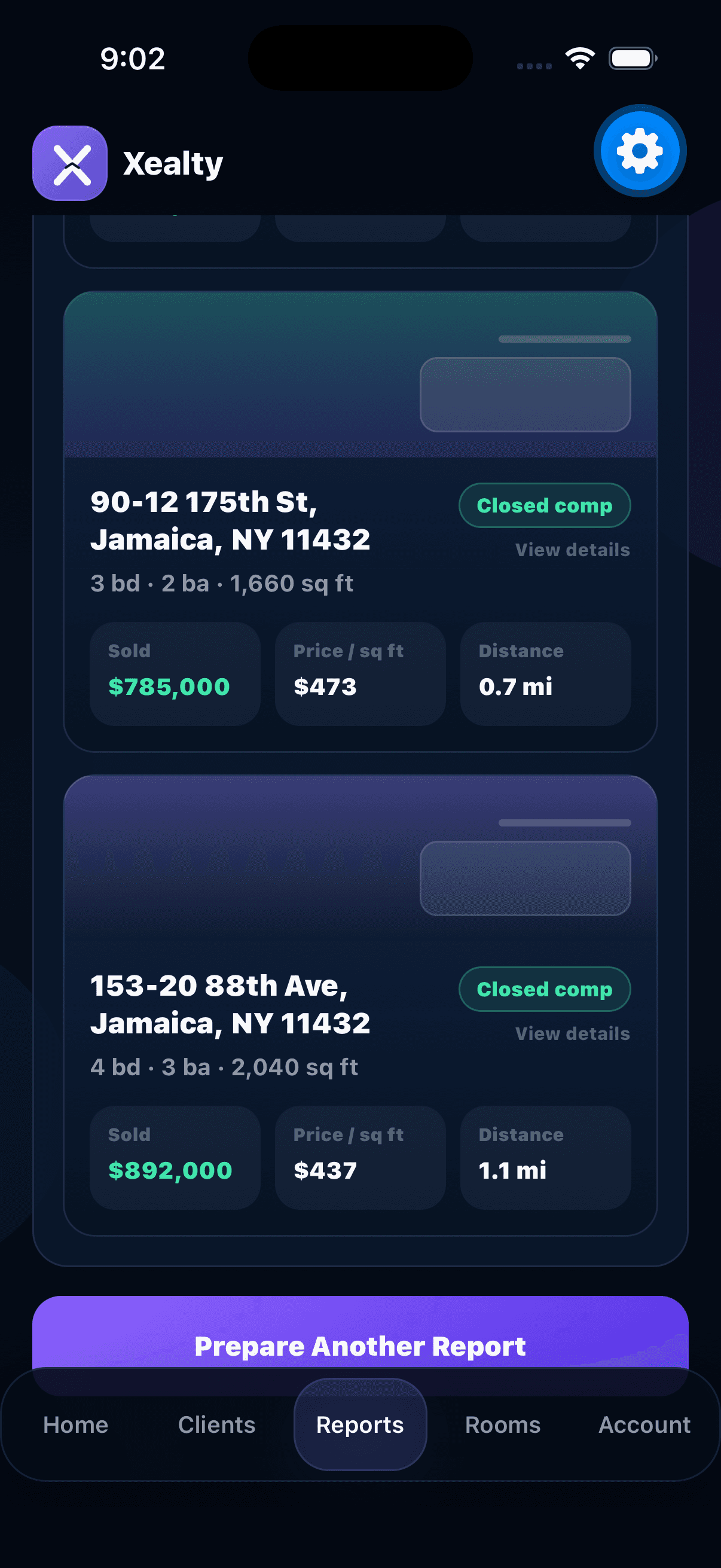 Check comps screenshot